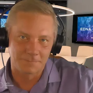 a man wearing headphones